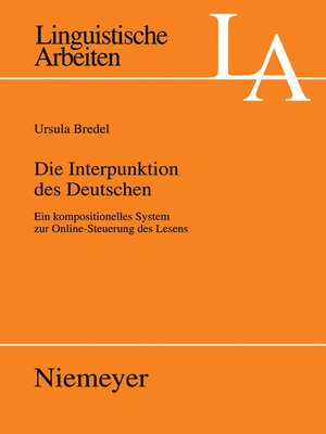 cover image of Die Interpunktion des Deutschen